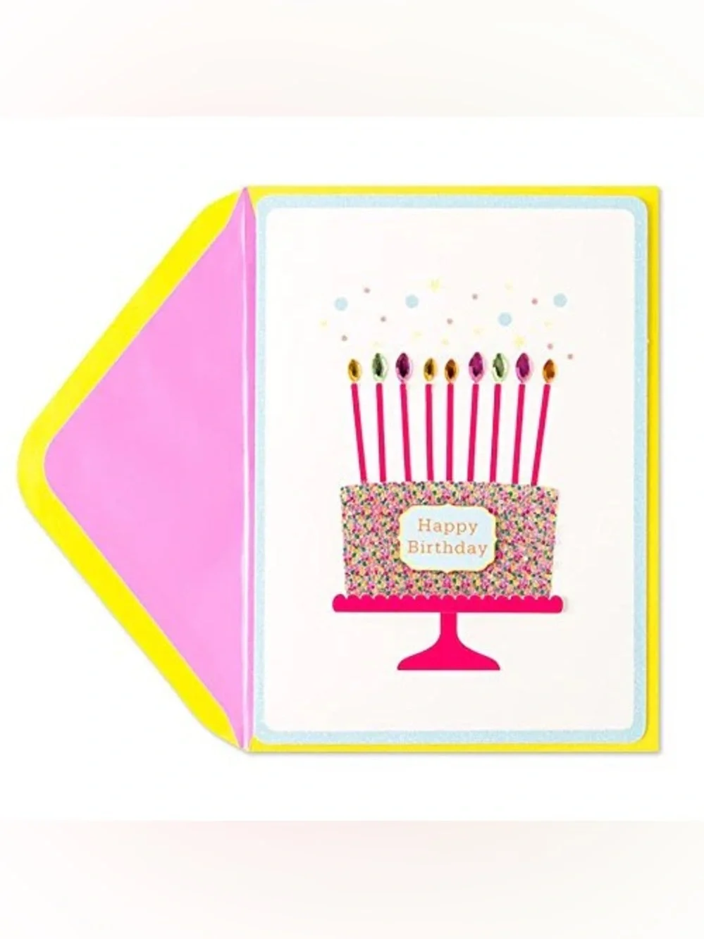 🆕Papyrus 3D “Fabulous Celebration” Bejeweled Birthday Greeting Card